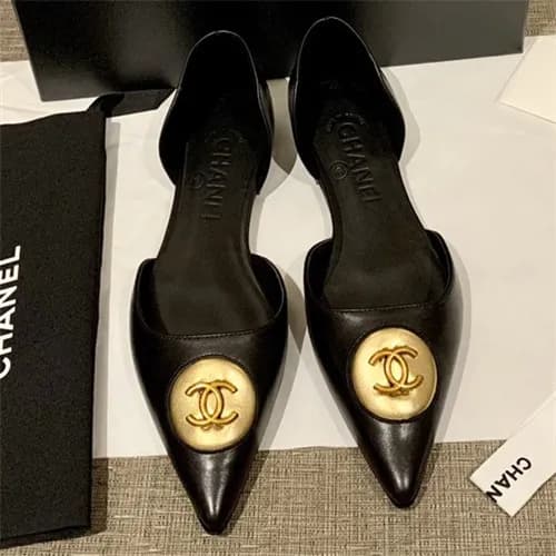 Chanel 2021 Women's Leather Flat - 샤넬 2021 여성용…