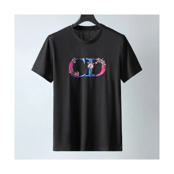 Dior Mm/Wm Casual Crew-neck Short Sleeved Tshirts… - 1