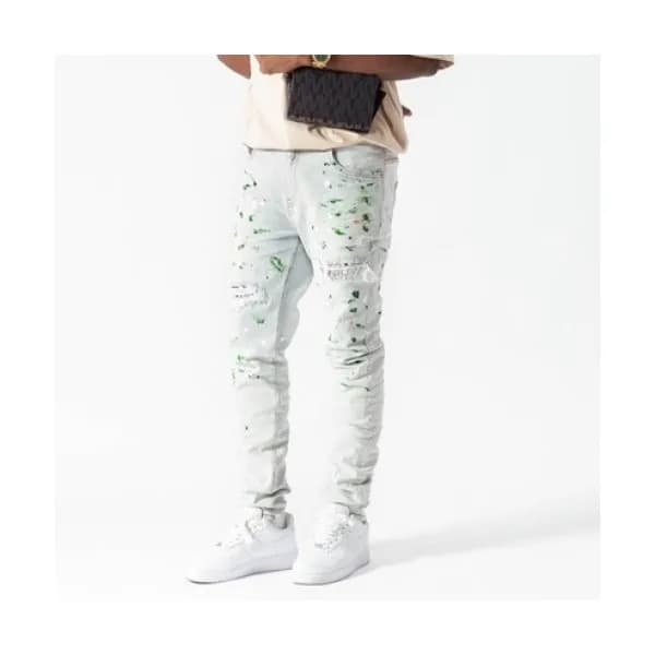 Amiri Mens Trendy Denim Pants Blue - 아미리 2021 남성 … - 1
