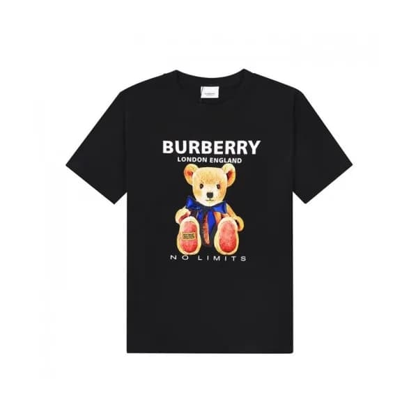 Burberry Mm/Wm Logo Cotton Short Sleeved Tshirts … - 1