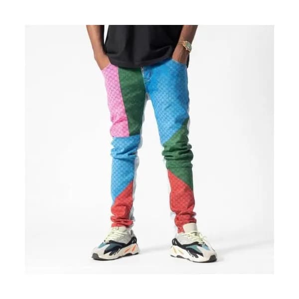 Gucci Mens Casual Classic Denim Jeans Blue - 구찌 2… - 1
