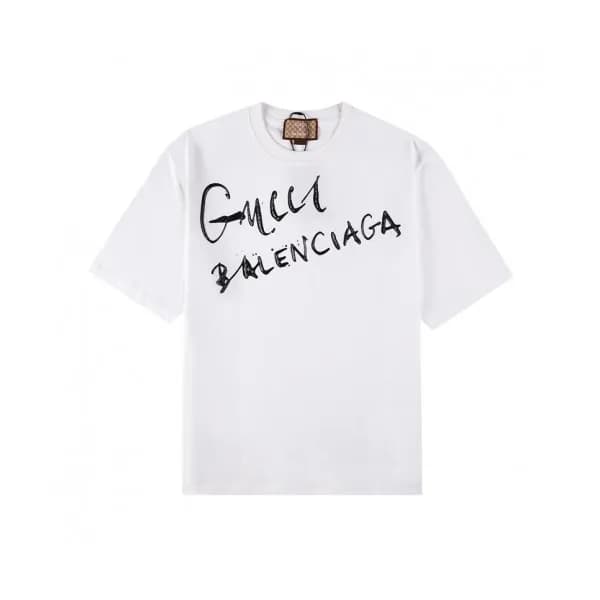 Gucci Mm/Wm Logo Short Sleeved Tshirts White - 구찌… - 1