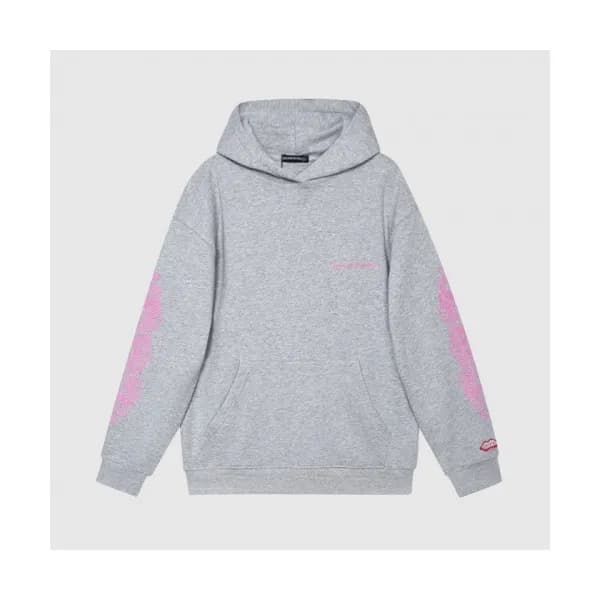 Chrom Hearts Mens Logo Cotton Hoodie Gray - 크롬하츠 … - 1