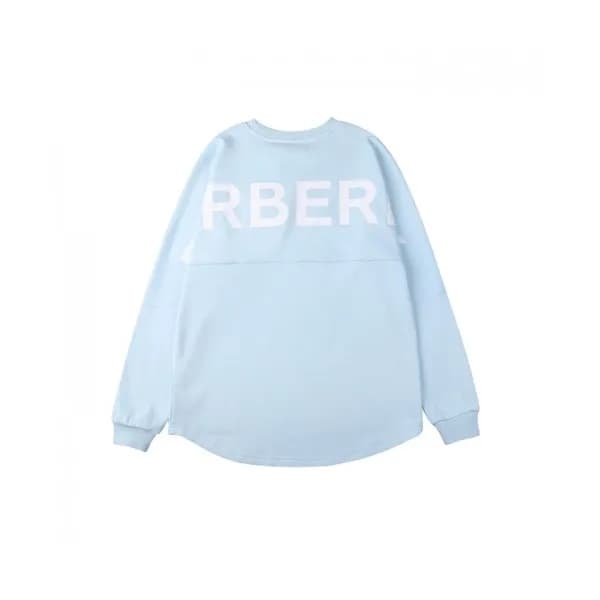 Burberry Mens Logo Casual Cotton Tshirts Blue - … - 1
