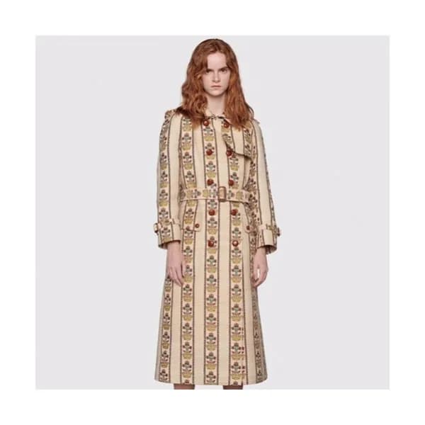 Gucci Womens Casual Trench Coats Ivory - 구찌 2021 … - 1