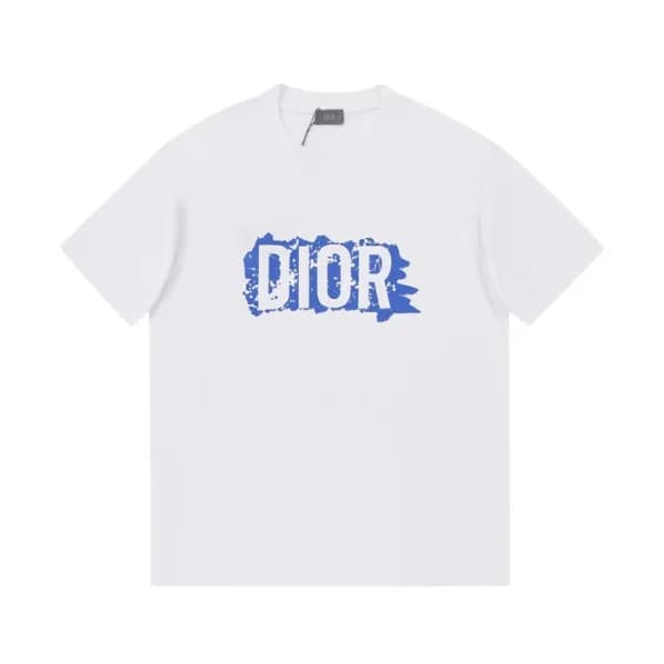 디올 남성 크루넥 화이트 반팔티 - Mens White Tshirts - dio01733x - 1