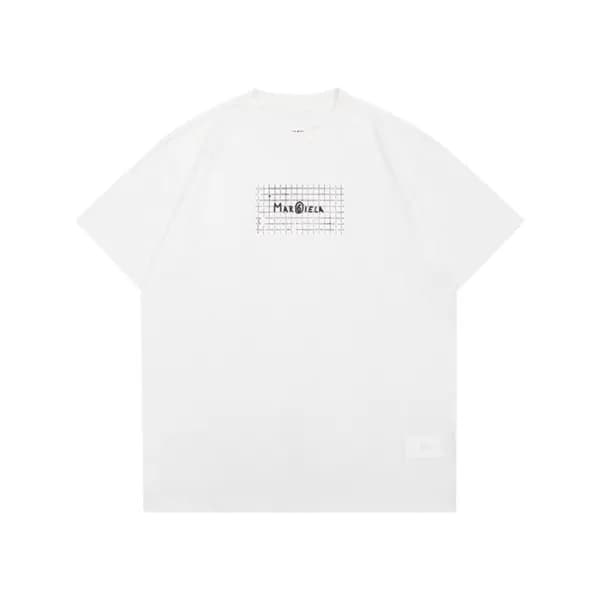 메종마르지엘라 남성 크루넥 화이트 반팔티 - Mens White Tshirts - mai0… - 1