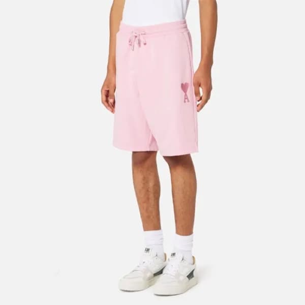 아미 남성 캐쥬얼 핑크 반바지 - Mens Pink Half-pants - ami0291x - 1
