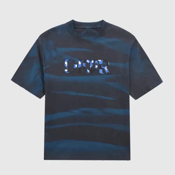 디올 남성 크루넥 블루 반팔티 - Mens Blue Tshirts - dio01786x - 1