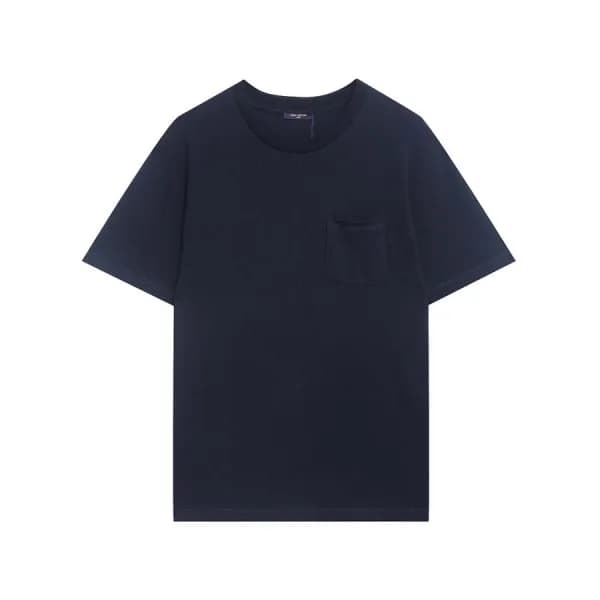 디올 남성 네이비 크루넥 반팔티 - Mens Navy Tshirts - dio01800x - 1