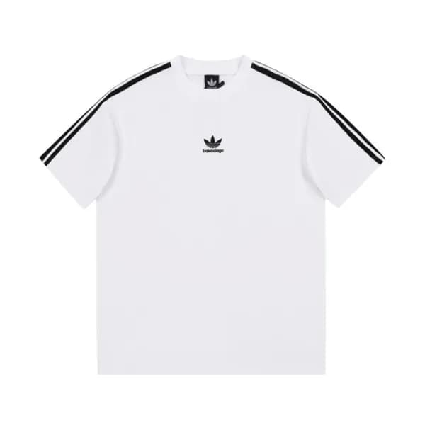 발렌시아가 남성 크루넥 화이트 반팔티 - Mens White Tshirts - bal015… - 1