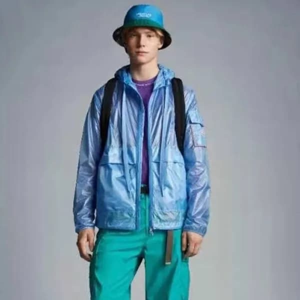 몽클레어 남/녀 미니멀 블루 자켓 - Unisex Blue Jackets - moc0249… - 1