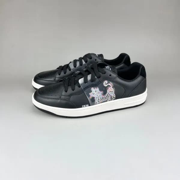 디올 남성 시그니처 블랙 스니커즈 - Mens Black Sneakers - dio0194… - 1