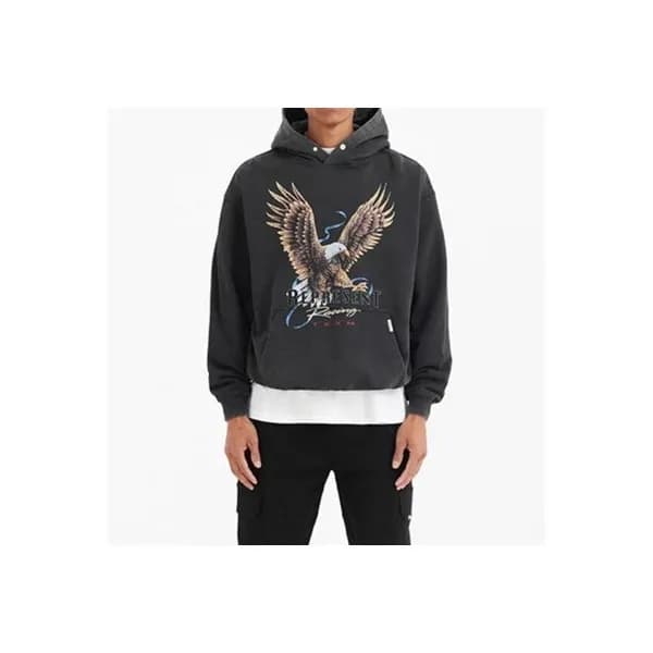 리프리젠트 남성 블랙 후드티 - Represent Mens Black Hoodie - re… - 1