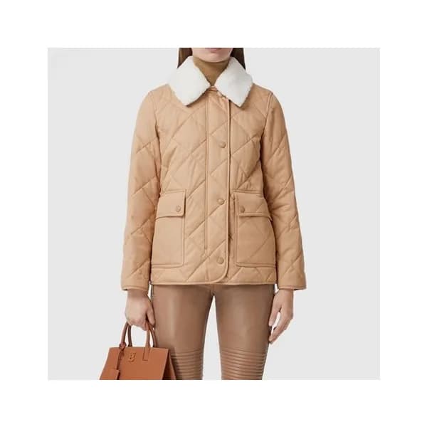 버버리 여성 베이지 다운 자켓 - Burberry Womens Beige Jackets -… - 1