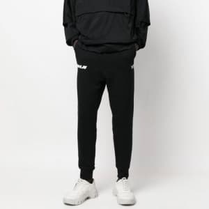 요지야마모토 남성 블랙 트레이닝 팬츠 - Y3 Mens Black Training Pant…