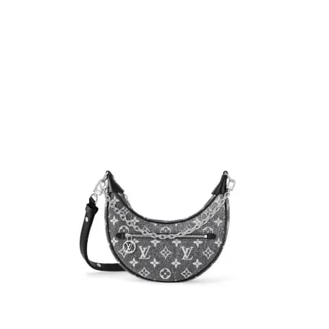 루이비통 여성 블랙 루프백 - Louis vuitton Womens Black Loop B… - 1