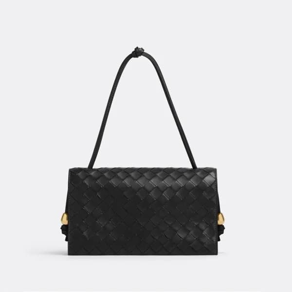 보테가베네타 여성 블랙 숄더백 - Bottega Veneta Womens Black Sho… - 1