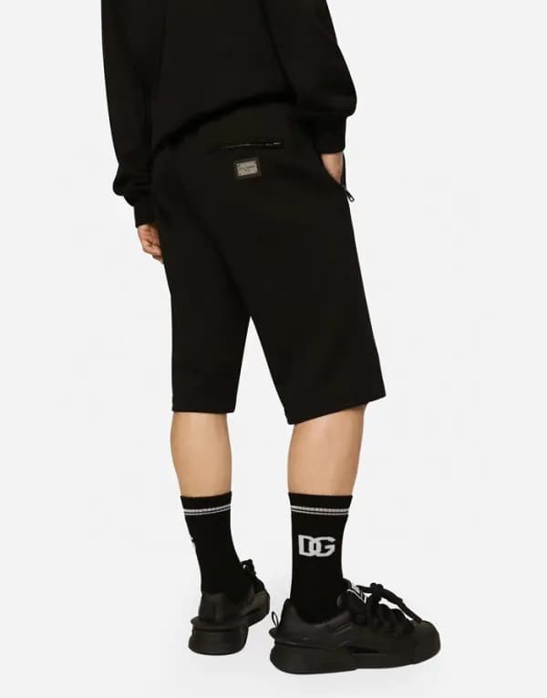 돌체앤가바나 남성 블랙 반바지 - Dolce&Gabbana Mens Black Half-p… - 1