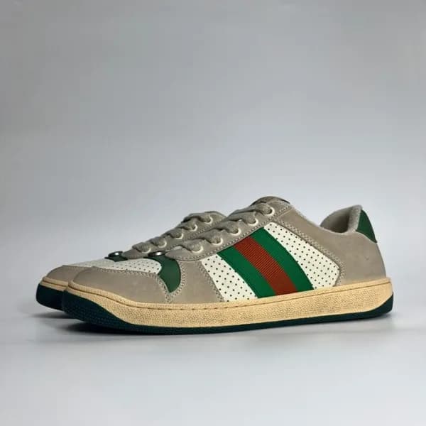 구찌 남/녀 그린 스니커즈 - Gucci Unisex Green Sneakers- gu63… - 1