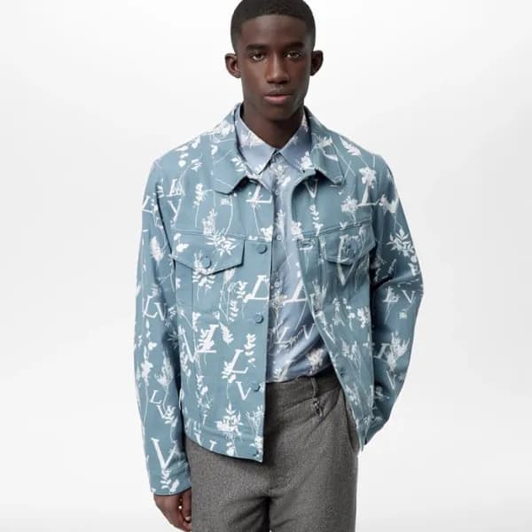 루이비통 남성 캐쥬얼 블루 자켓 - Louis vuitton Mens Blue Jacket… - 1