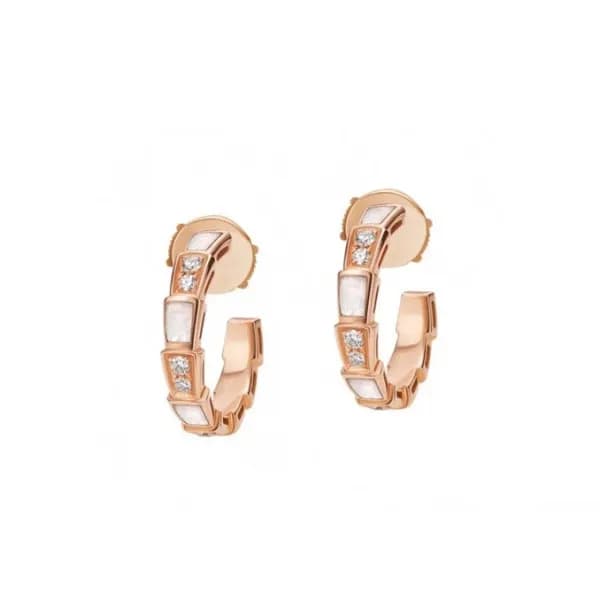 불가리 여성 로즈 골드 이어링 - Bvlgari Womens Rose Gold Earrin… - 1