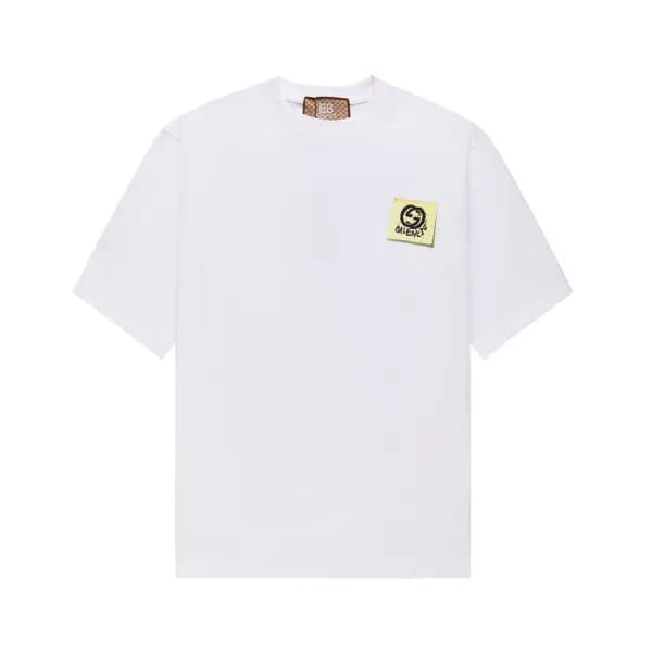 구찌 남/녀 화이트 크루넥 반팔티 - Gucci Unisex White Short slee… - 1