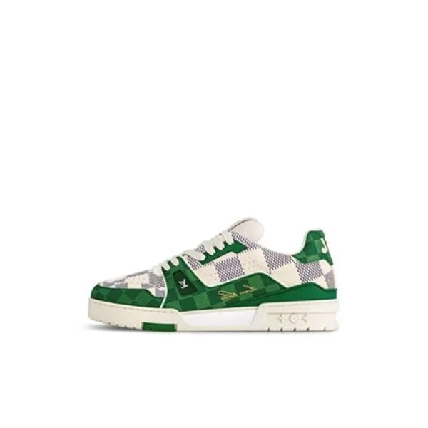 루이비통 남성 그린 스니커즈 - Louis vuitton Mens Green Sneaker… - 1