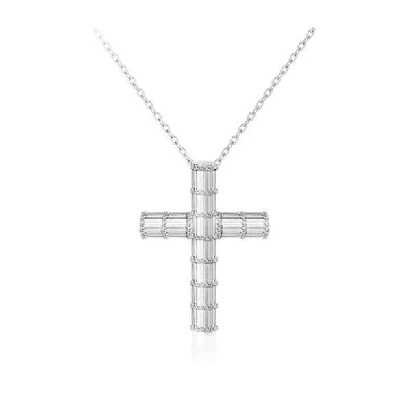 크롬하츠 여성 화이트 골드 목걸이 - Chrome Hearts Womens White Go… - 1