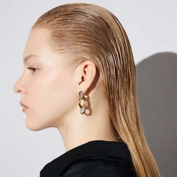 발렌시아가 여성 골드 이어링 - Balenciaga Womens Gold Earring -… - 1