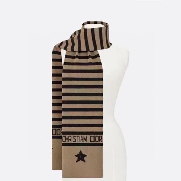 디올 여성 카멜 머플러 - Dior Womens Camel Muffler - di866x - 1