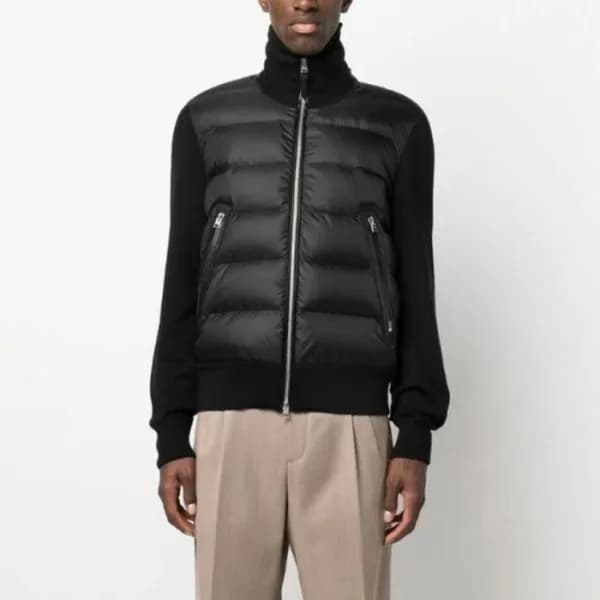 톰포드 남성 블랙 다운 패딩 - Tom Ford Mens Black Padding - fa… - 1