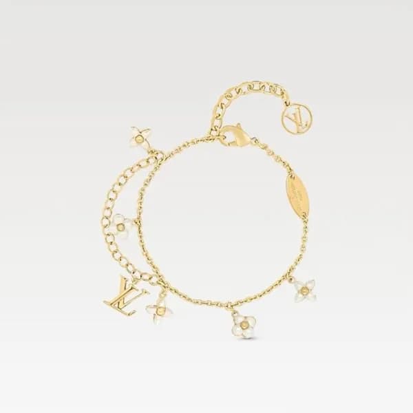 루이비통 여성 골드 팔찌 - Louis vuitton Womens Gold Bangle -… - 1