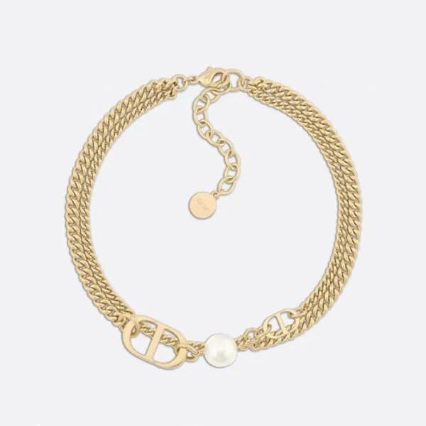 디올 여성 골드 목걸이 - Dior Womens Gold Necklace - acc880x - 1