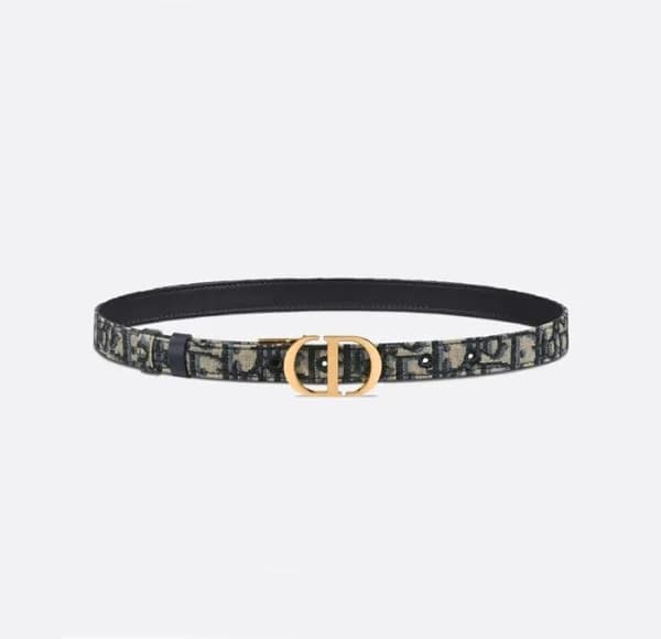 디올 여성 몽테뉴 벨트 - Dior Womens Navy Belts - be13x - 1