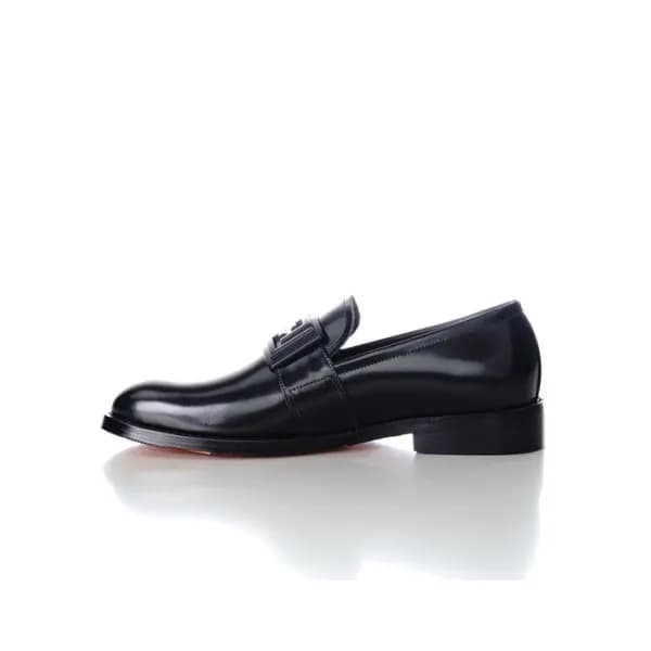 발망 남성 블랙 로퍼 - Balmain Mens Black Loafer - bas28x - 1