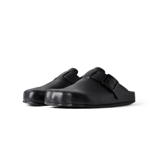발렌시아가 남/녀 블랙 블로퍼 - Balenciaga Unisex Black Slipper… - 1