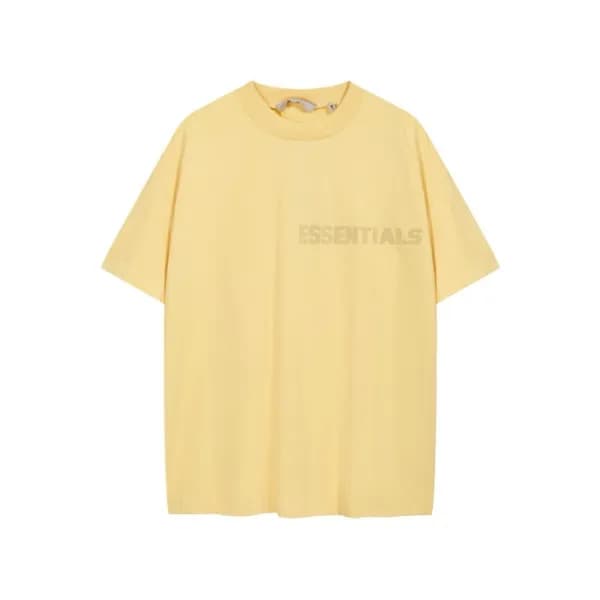 피어오브갓 남성 반팔 티셔츠 - Fear of god Mens Yellow Tshirts … - 1