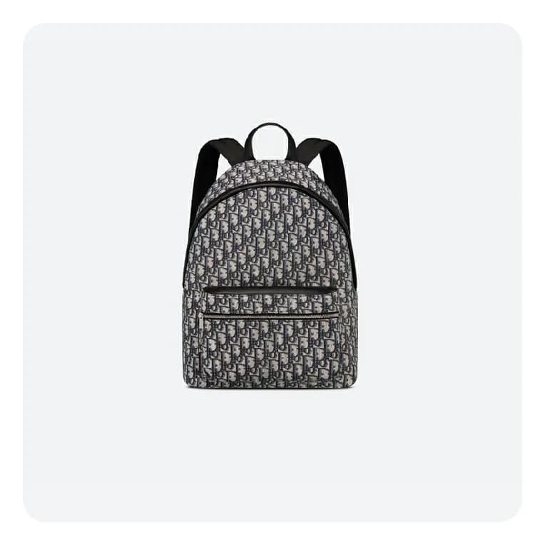 디올 베이지&블랙 라이더 백팩 - Dior Leider Backpack Bag- di26… - 1