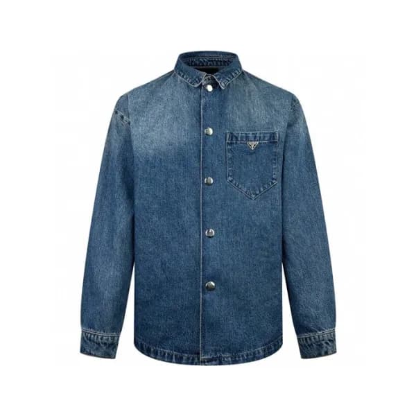 프라다 남성 데님 셔츠 - Prada Mens Denim Shirts - prc2774x - 1