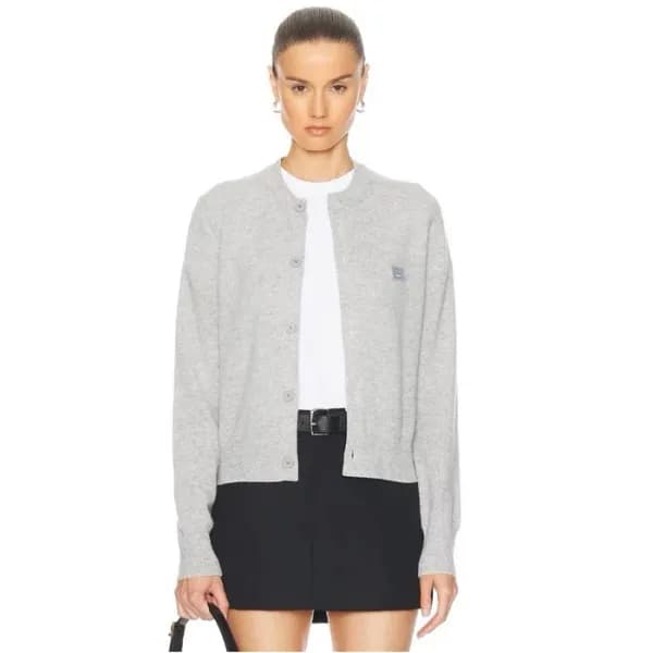 아크네 여성 브이넥 가디건 - Acne Womens V-neck Cardigan - anc… - 1