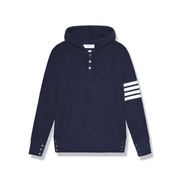 톰브라운 남성 후드 니트웨어 - Thom Browne Mens Hood Knitwear -… - 1