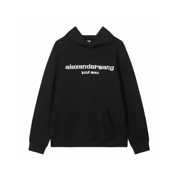 알렉산더왕 남성 베이직 후드티 - Alexander wang Mens Basic Hoodi… - 1