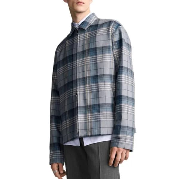 디올 남성 체크 셔츠 - Dior Mens Flanner Shirt - dic4704x - 1