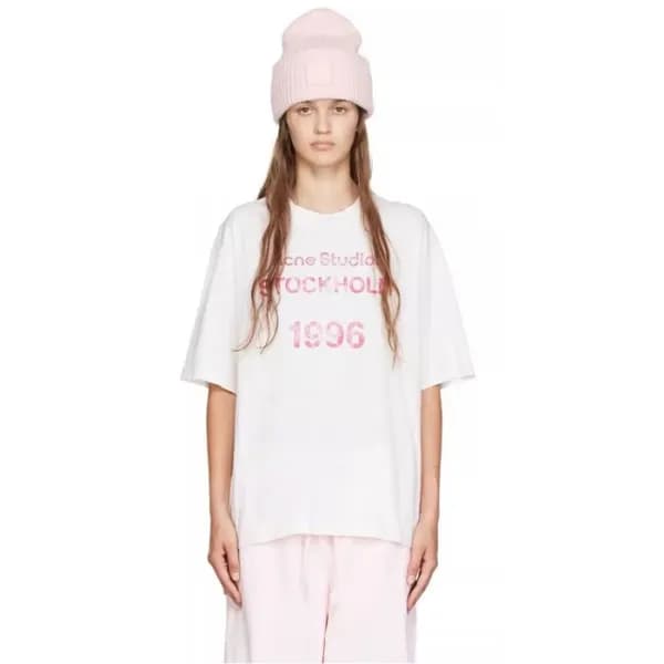 아크네 여성 라운드 반팔티 - Acne Womens Round Tshirt - anc517… - 1