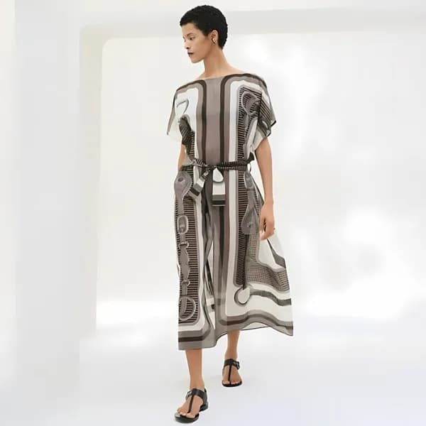 에르메스 여성 실크 원피스 - Hermes Womens Silk One-pieces - v… - 1