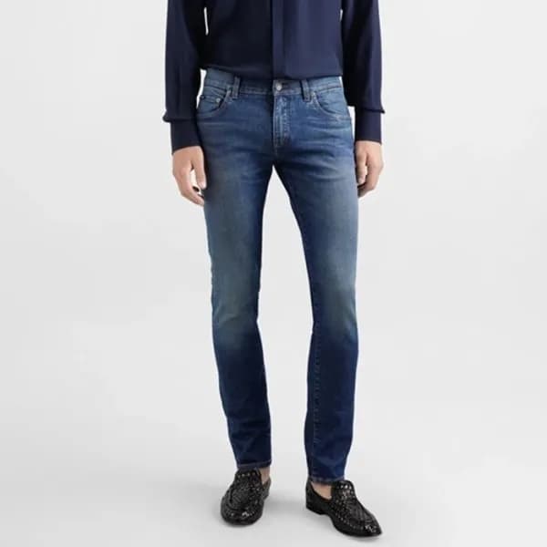 돌체앤가바나 남성 슬림 청바지 - Dolce&Gabbana Mens Slim Jeans -… - 1