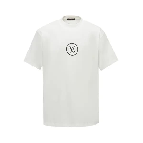 루이비통 남성 라운드 반팔 티셔츠 - Louis vuitton Mens Round Tshi… - 1