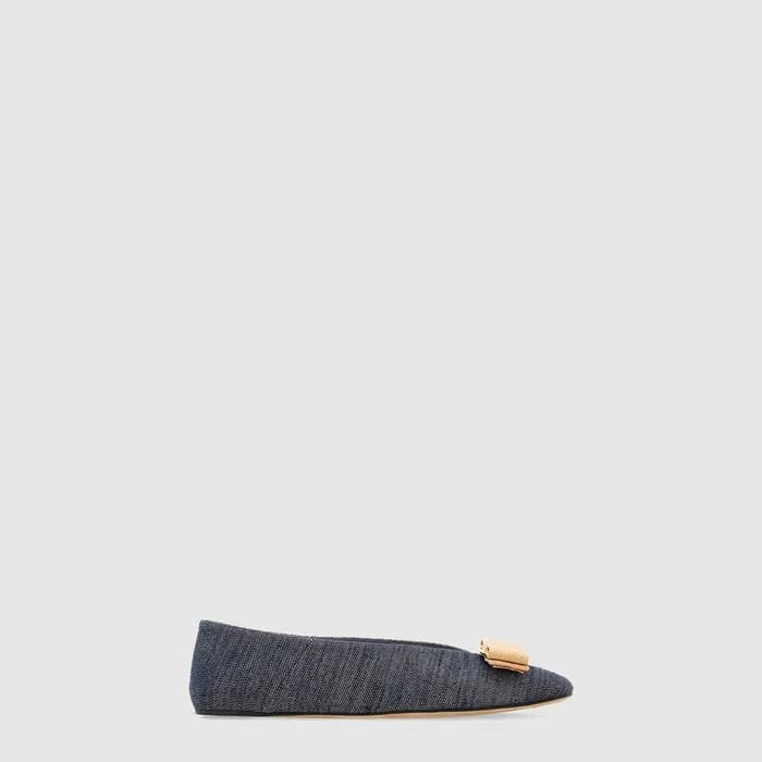 페라가모 여성 바라 보우 플랫 - Ferragamo Vara Bow Flat - fes78… - 1