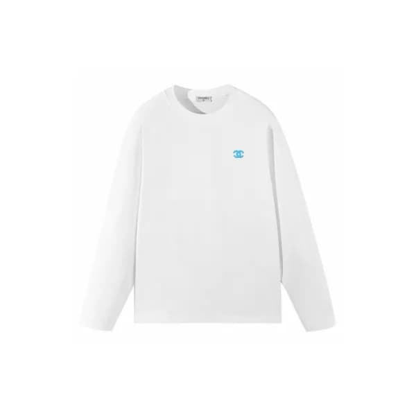 샤넬 남성 라운드 긴팔티 - Chanel Mens Round Tshirt - chc8378… - 1